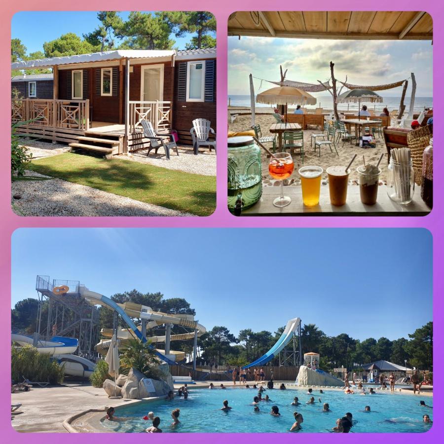 Mobil Home Happiness33 Dans Camping 5 Etoiles Acces Direct Plage Vendays Montalivet Eksteriør bilde