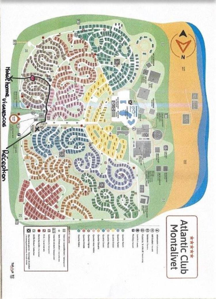 Mobil Home Happiness33 Dans Camping 5 Etoiles Acces Direct Plage Vendays Montalivet Eksteriør bilde